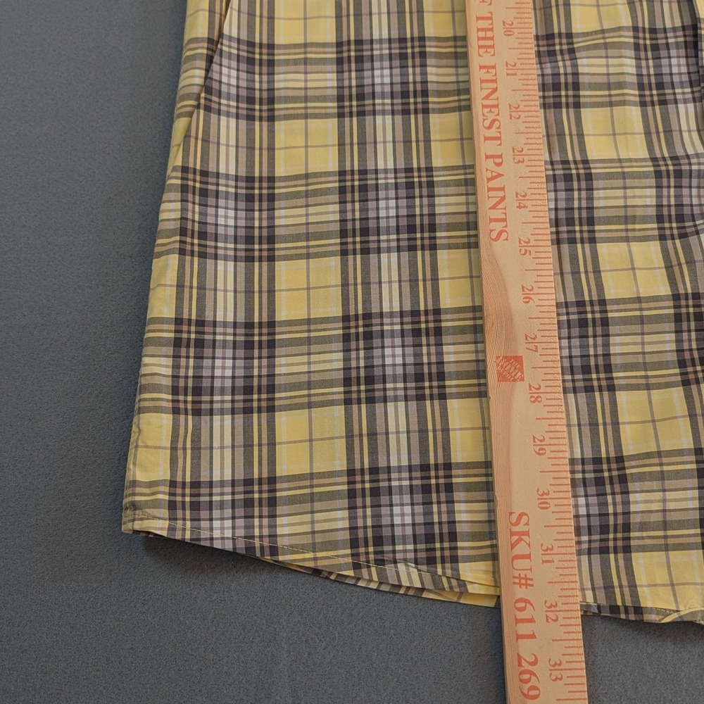 Cinch Mens Long Sleeve Button Up Shirt Size Large Plaid - Picture 4 of 7